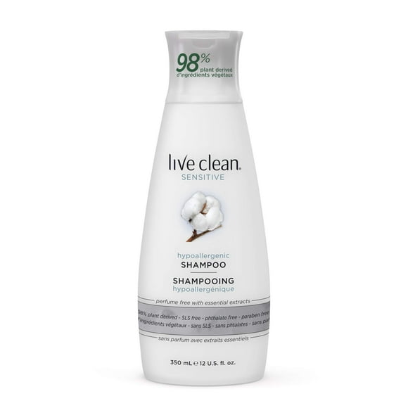 Live Clean Shampooing Hypoallergénique pour Peaux Sensibles
