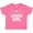 Hot Pink, variant on Inktastic Lacrosse Girl Girls Baby T-Shirt