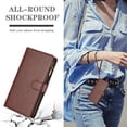 thumbnail image 5 of Samsung Galaxy S22 Ultra 5G Case ,Detachable Crossbody Lanyard Neck Strap Zipper Card Holders PU Leather Wallet Compatible with Samsung Galaxy S22 Ultra 5G Cover, 5 of 5