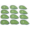 thumbnail image 2 of 12Pcs  Iron Covers Set With Numbers Soft Protective  Head Cover Protective Headcover For Court Exercise, 2 of 8