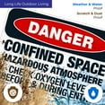 thumbnail image 4 of Danger Confined Space Check Oxygen Level Before & During Entry Sign, OSHA Danger Sign, 24x36 Corrugated Plastic, 4 of 7