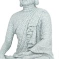 thumbnail image 4 of Small Buddha Decoration Exquisite Craftsmanship Green Sandstone Buddha Ornaments for Fish Tank Zen Sitting Buddha, 4 of 4