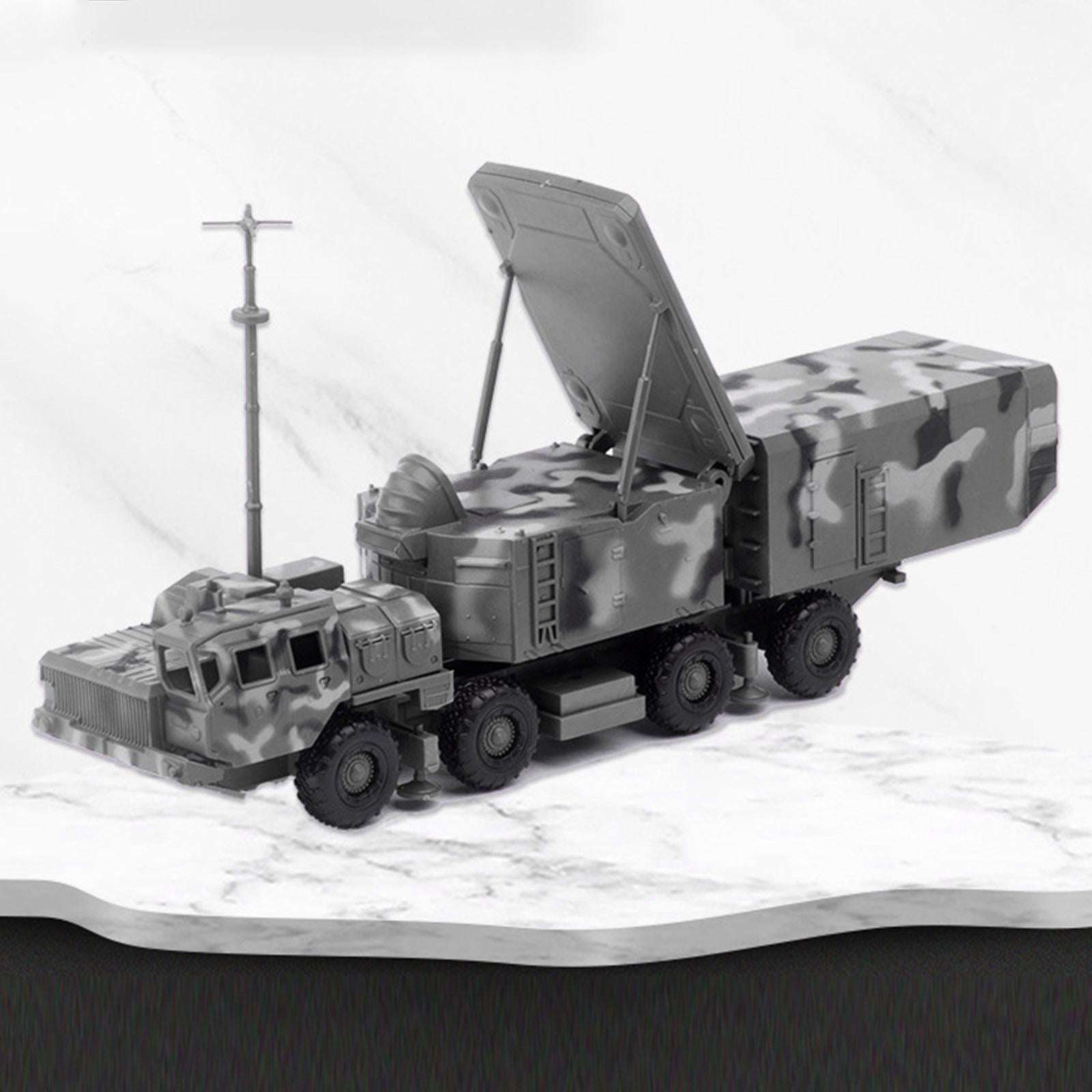 JWQFBC 1/72 Surface- Vehicle DIY Assembly Toys Building Kit Plastic Diecast Model Car Grey