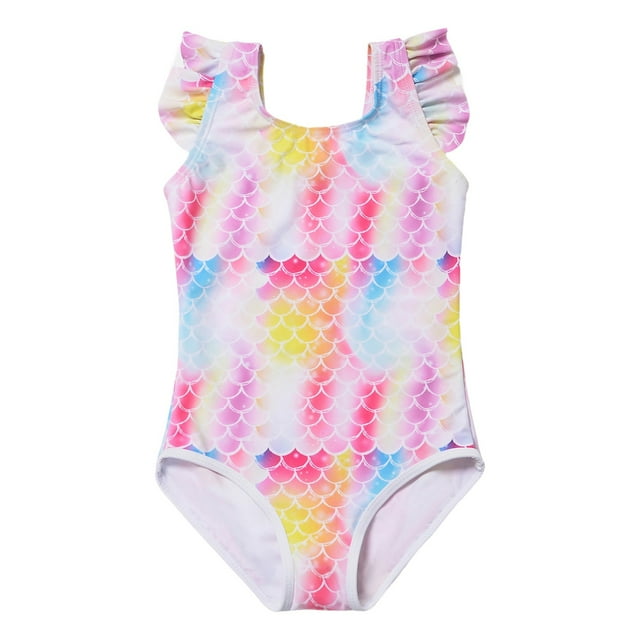 Hiiyo Maillot de Bain une Pièce à Séchage Rapide pour Filles