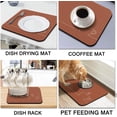 thumbnail image 3 of Coffee Bar Mat Accessories for Countertop Absorbent Hide Stain Rubber Backed Dish Drying Mats for Kitchen Counter Draining Pad Decor Gift Fit Under Coffee Maker Coffee Pot Espresso Machine (18x16in), 3 of 5
