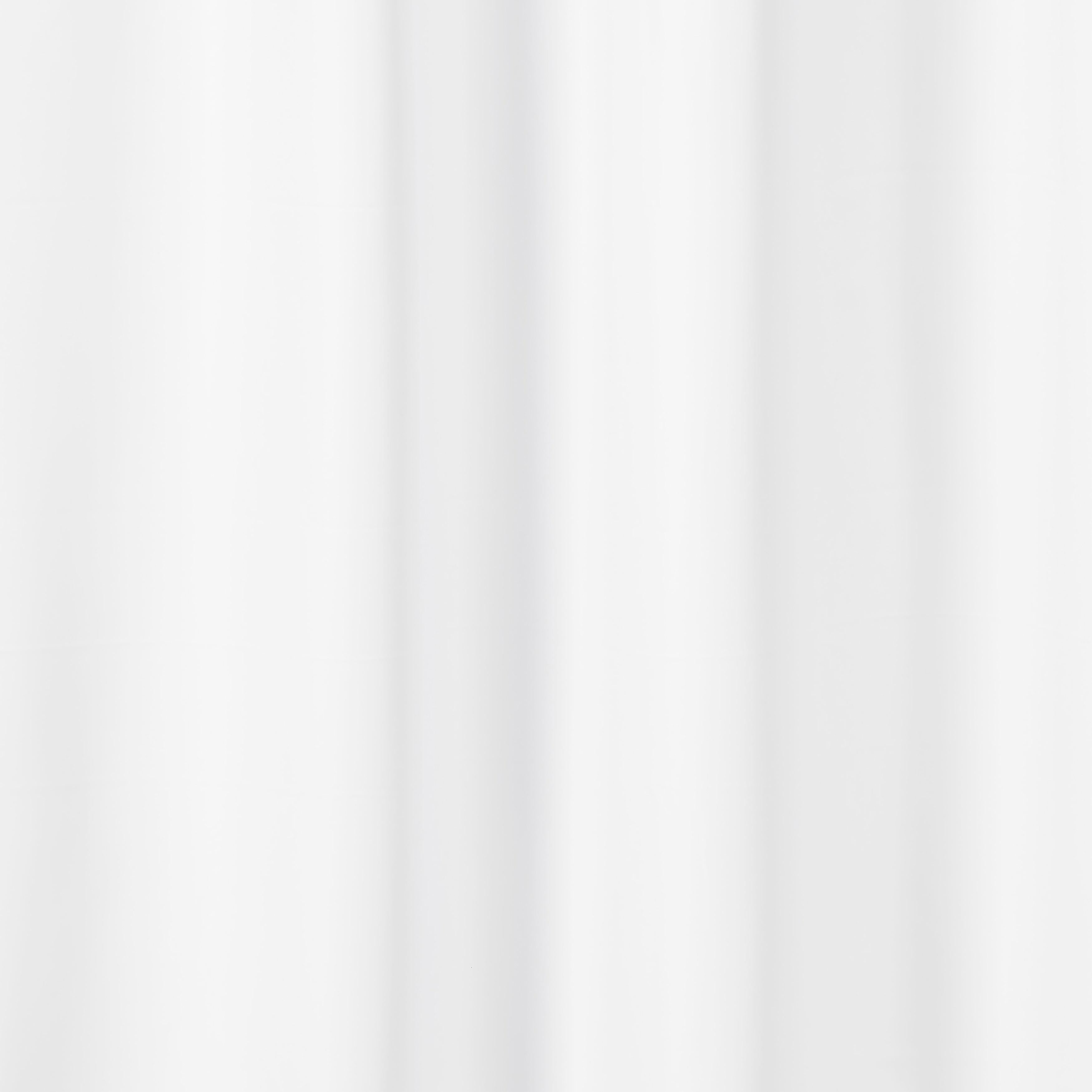 Whitmor No Hook Split Ring Vinyl Shower Curtain, 71" x 74"