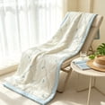 thumbnail image 6 of Printed Lightweight Summer Quilt – Soft Breathable Cotton Blanket for Air Conditioning Room, 39.37x59In Machine Washable, 6 of 7