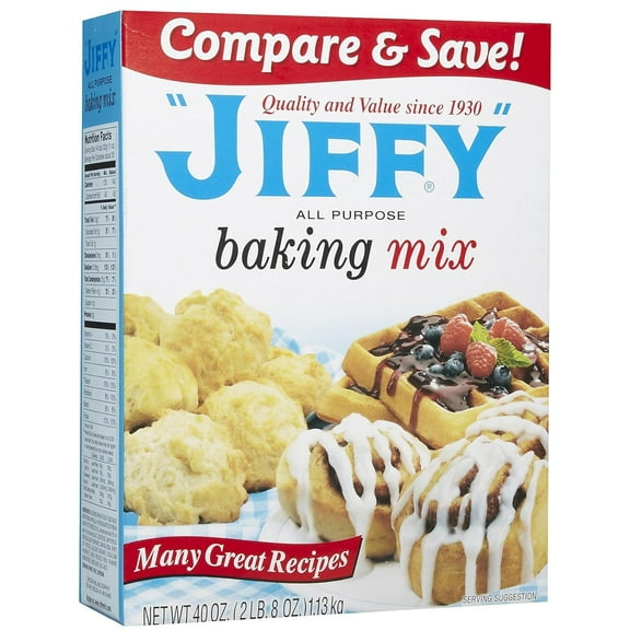 Jiffy All Purpose Baking Mix, 40 oz (Pack of 1)