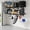 Black-2 pack-2x6 ft w/ 4 hooks, variant on White 2 pack-2x4 ft w/ 4 hooks Wall Mounted Floating Shelves