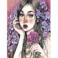 thumbnail image 1 of Diamond Painting (DE9604) Girl 5D DIY Square Rhinestone Picture (NE187) 40x50cm FLhrweasw Nuevo, 1 of 1
