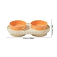 thumbnail image 4 of LEFXSMR Cat & Dog Bowls, Spill-proof Pet Cat Feeder for Drinking & Feeding, Slanted Cat Water Bowl for Pets Home Use, Beige, 4 of 7