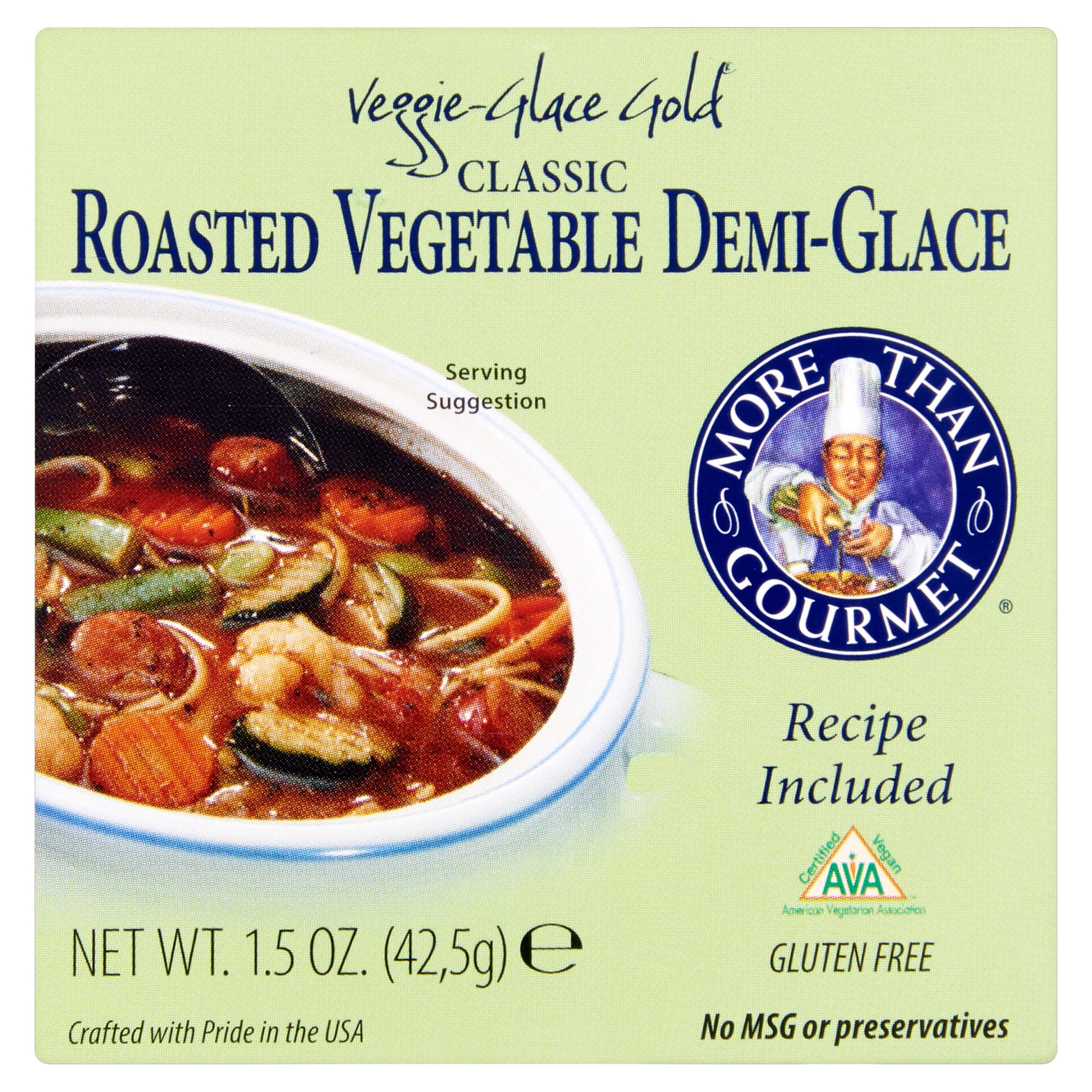 More Than Gourmet Stock Vgtb Glace Gold 1 5 Oz Pack Of 24 Walmart Com Walmart Com