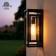 thumbnail image 2 of Aplique de Pared Exterior mirrea 14" Negro Mate Impermeable Pack 2, 2 of 8