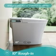 thumbnail image 3 of HOROW Smart Bidet Toilet 10'' Rough In with Auto open/close lid night light LED Display Off-Seat Flushing Heating Air Drying Warm Water, 3 of 10
