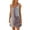 DT-Gray, variant on DailyTrove Women's Ombre Print Fit & Flare Dress, Sleeveless, Casual Beach & Evening Wear, Lightweight Rayon Blend, Contrast Hem