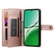 thumbnail image 5 of Funda de cartera GANGXUN para OPPO Reno 12F - Diseño de cuero premium, 9 ranuras para tarjetas, 5 of 6