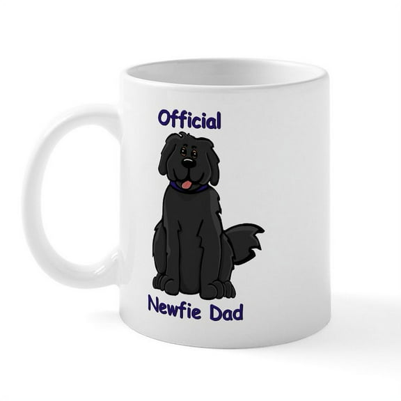 CafePress - Newfie Dad Mug - 11 oz Ceramic Mug - Novelty Coffee Tea Cup