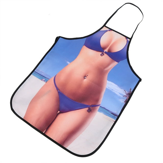 Delantal de cocina divertido, Delantal de cocina divertido 3D Delantal D Delantal sexy D Tecnología innovadora