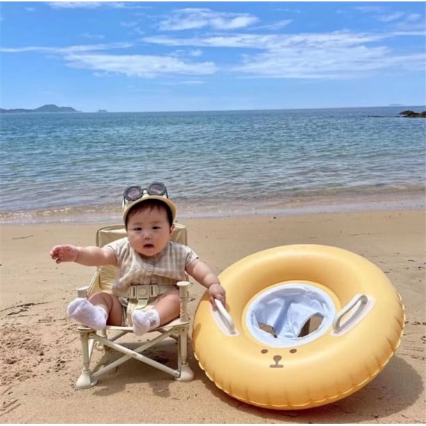 Anillo de natación inflable YONGSHENG Amarillo para niños