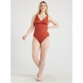thumbnail image 5 of Time and Tru Women's and Women's Plus Plunge One Piece Swimsuit, Sizes XS-3X, 5 of 6