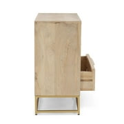 Powell Janie Rattan Cabinet Three Drawers