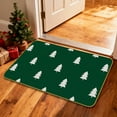 thumbnail image 5 of Taicans forest Green Christmas Door Mats Christmas Welcome Doormat Xmas Tree Print Winter Holiday Kitchen Rugs for Floor Home Decor Low-Profile Mats,15.7x23.6in, 5 of 6