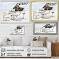 thumbnail image 4 of Designart "Coastal View of Santorini, Greece I" Landscapes Wall Art - Country White Greece Entryway Wall Art, 4 of 4