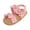 Pink, variant on Baby Girl Sandals Sizes 6-12 Months Summer First Walk Summer Comfortable Breathable Daily Trendy Durable Blue Slippers