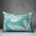 thumbnail image 3 of Creative Products Nature Palm Teal 14x20 Spun Poly Pillow, 3 of 3