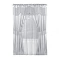 thumbnail image 3 of Achim Halley Rod Pocket 6 Piece Window Curtain Set, Silver, 56" x 84", 3 of 4