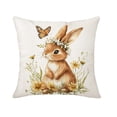thumbnail image 2 of Nkmbld Easter Decorative Pillows Covers for Couch Easter Rabbits Patterns Throw Pillow Cases Decorative Cushion Covers for Sofa Couch Home Easter Decor, 2 of 8