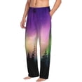 thumbnail image 6 of Sikiie Northern Lights Pajama Pants Men, PJ Bottoms, Sleep & Lounge Pants-Large, 6 of 6