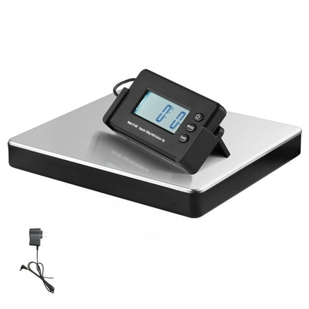 KFFKFF Electronic Freight Weighing Device, 440 lbs x 1.7 oz. Robust Mail Weighing Instrument with Timer, Zeroing Capability, Clear LCD Display Portable Parcel Weighing Tool for Suitcases, Residence