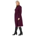 thumbnail image 3 of Woman Within Plus Size Plaid Flannel A-Line Shirtdress, 3 of 4