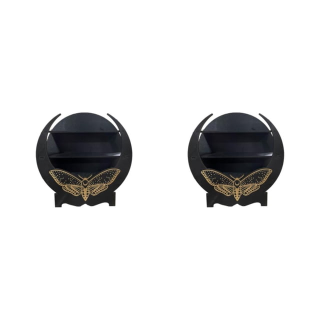 Yuarrent Estante de negro de moda para exhibición y almacenamiento con estilo, estante de almacenamiento, elementos esenciales para Type3 NO3