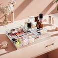 thumbnail image 2 of Lifewit 25 PCS Clear Plastic Drawer Organizer Set, 4-Size Desk Drawer Divider for Pencils, Makeup, Jewelry, Gadgets in Office, Kitchen, Bedroom, Bathroom, 2 of 11