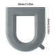 thumbnail image 2 of Asiento De Inodoro De Doble Descarga, Plstico, Alargado, Cierre Suave, Para Uso Domstico Y En Baos Pblicos, Paquete De 1, Negro, Ukhbmc, 2 of 7