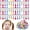 Multicolor, variant on 36 count Hair Ties Balls Ponytail Holders Colorful  Bead Ponytail Balls 80s 90s Elastic Hair Accessories for  (12 mm,Black, White, Clear)