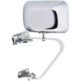 thumbnail image 3 of K-Source Exterior Mirror H3721 Aftermarket Replacement; Single; Chrome; Manual; Foldaway; Without Heated Mirrors; Without Turn Signal Indicators; With Brackets, 3 of 3