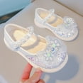 thumbnail image 4 of REDARER Girls' Soft Sole Shoes with Rhinestones,14, 4 of 9
