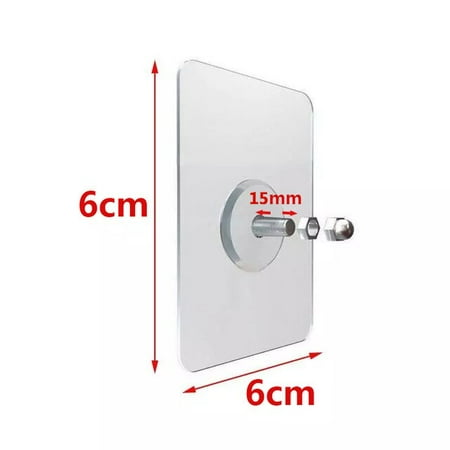 

Screw Length Nail Free Wall Nail Hooks/Home Pendant Keys Wall Punching Strong Non-Marking Hanger Hooks 12/10/8/6mm