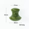 thumbnail image 2 of Mushroom Shaped Gua Sha Tool Made of Rose Quartz - Ergonomic Face and Body Massage Roller, Portable for Wrinkle Reduction and Relaxation, Natural Jade Material, 2 of 5