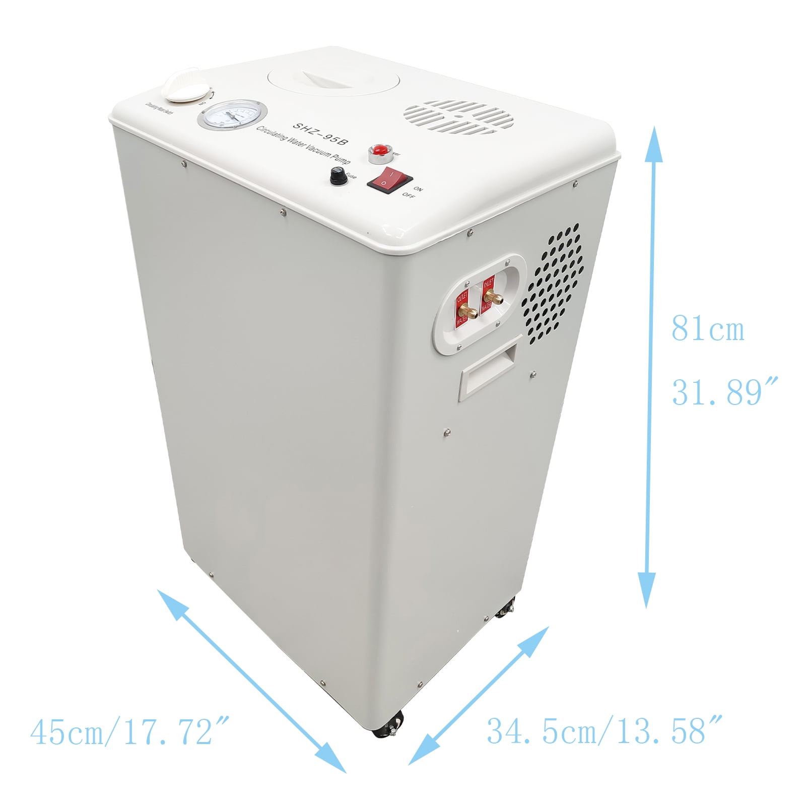 Vertical Multi-purpose Water Circulating Vacuum Pump Electric Liquid Vacuum Pump 50L/min