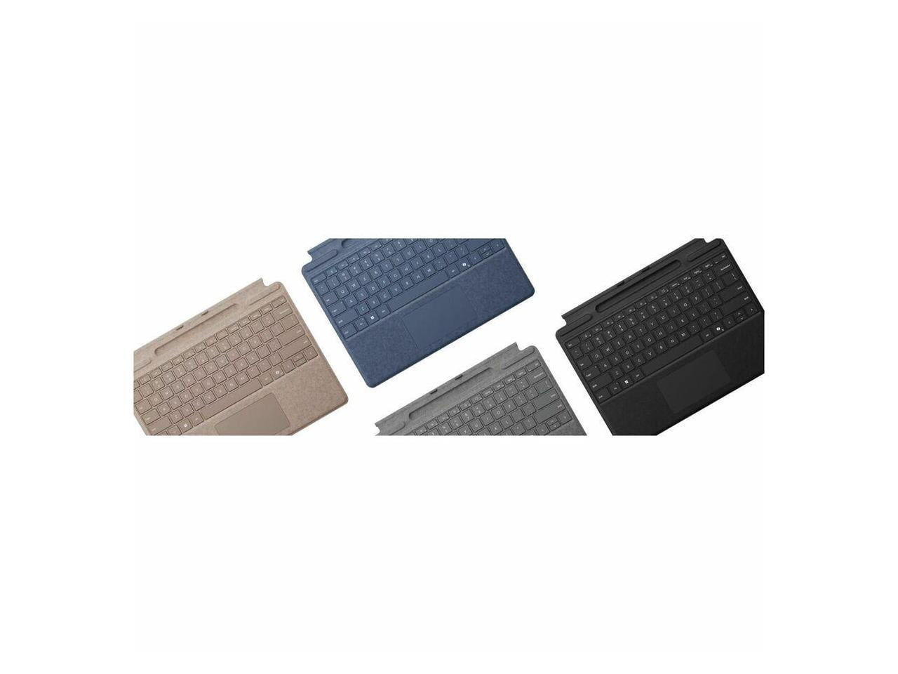 Microsoft Surface Pro Keyboard with Pen Storage - Black Large - Notebook - TouchPad - Mechanical Keyswitch - Black