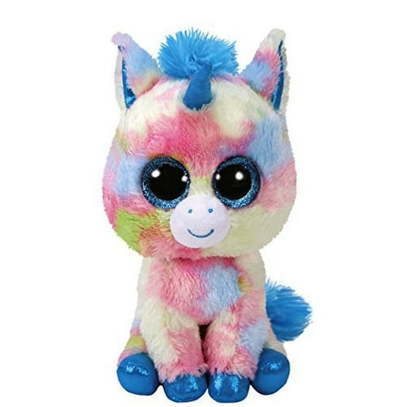 TY Blitz Unicorn Beanie Boo Plush 6in