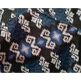 thumbnail image 4 of oneOone Silk Tabby Fabric Diamond & Swirl Ikat Print Sewing Fabric BTY 42 Inch Wide, 4 of 4