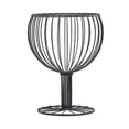 thumbnail image 1 of Inteprter Bandeja de frutero para decoración del hogar, la elegante cesta de hierro es simple y elegante Mostrada, 1 of 4