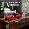 thumbnail image 2 of F81Z Classic Sports Car Building Kits, MOC Racing Car Toys Model, Vehicle Blocks Set Suitable for Boys to Build, House Decoration   Adults  (449 Pcs), 2 of 7