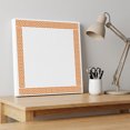 thumbnail image 4 of Ships Next Day Canvas Wall Art 10"x10", Orange Geometric Wood Framed Canvas Print Painting, Modern Key Greek Design Abstract Art Ready to Hang Small Picture Wall Decor for Home Kitchen Nursery Office, 4 of 9
