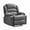 grey, variant on TEQIN Home Manual Recliner Chair,Overstuffed Fabric Reclining Chair,Lounge Chair with 3 Angle Modes, 2 Cup Holders, Side Pocket for Living Room, Bedroom